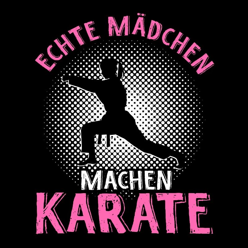 Echte Mädchen Machen Karate Kampfsport Karate Spru