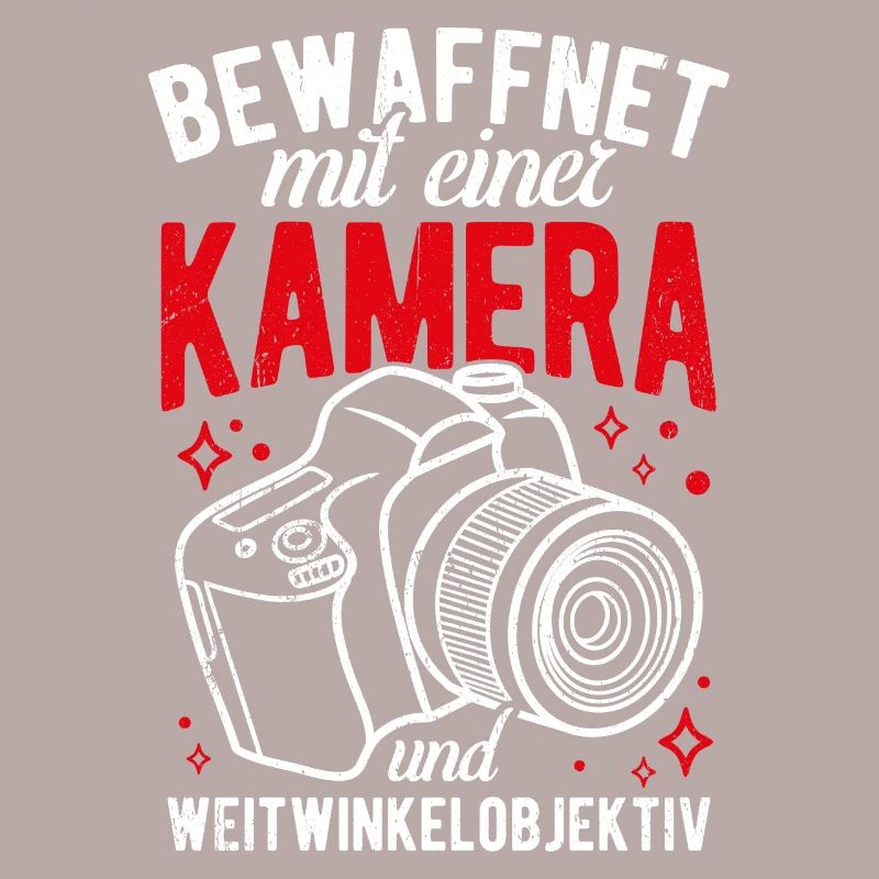 Bewaffnet mit einer KAMERA und WEITWINKELOBJEKTIV