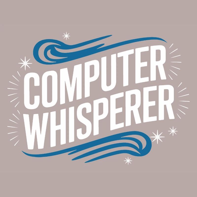 Technischer Support Computerfreak Nerd