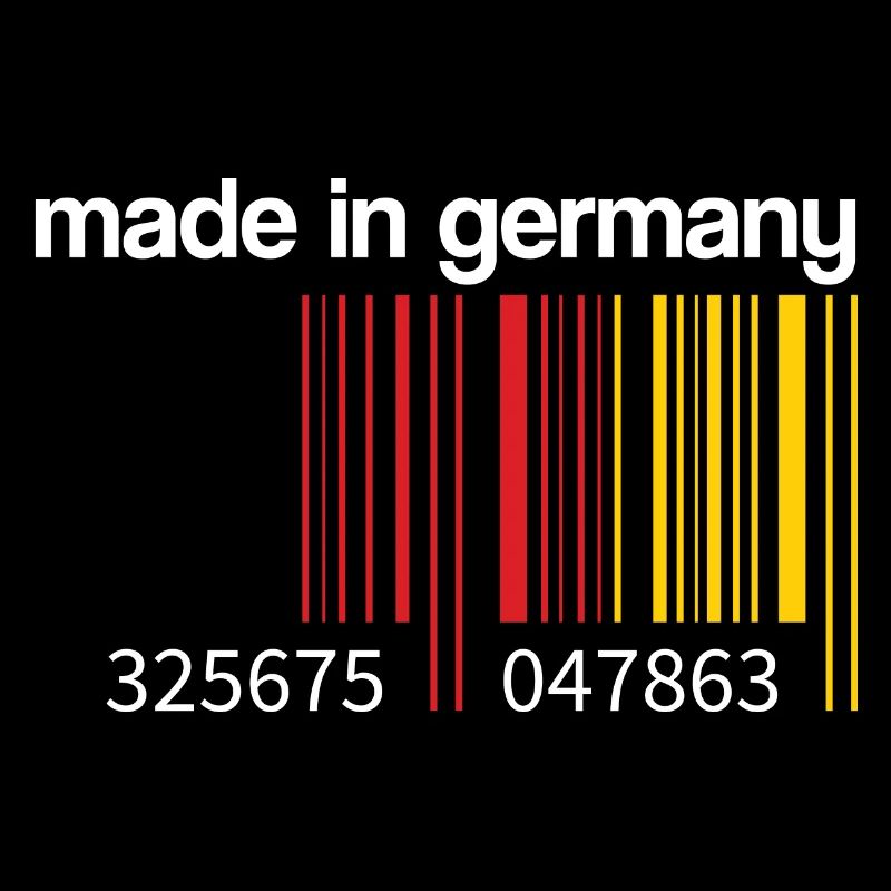Germany Flag Barcode Made in Germany Berlin