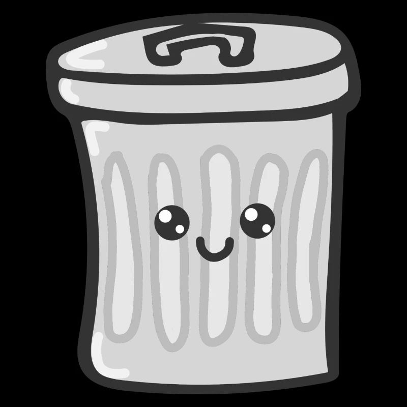 Garbage Bin Funny Gift