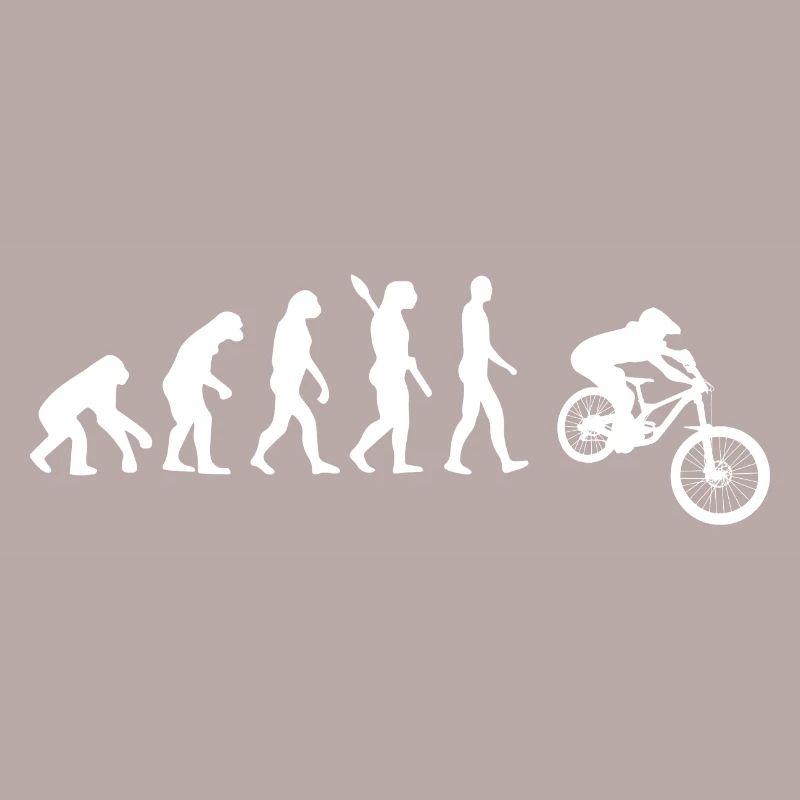 Downhill Biking - Evolution des Menschen, Darwin