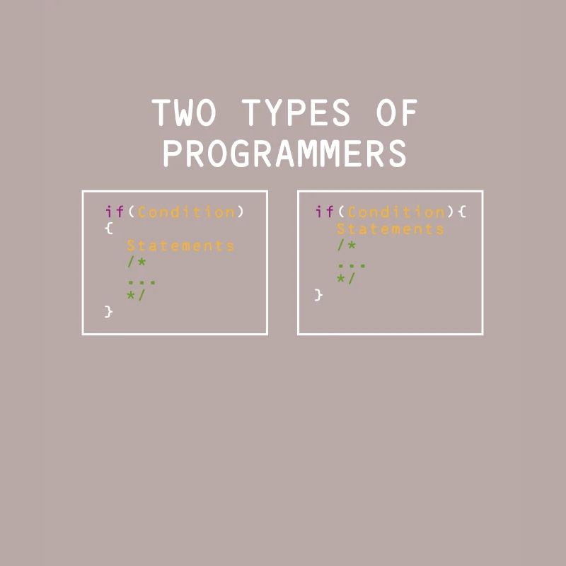Two types of programmers PHP HTML IT Developer