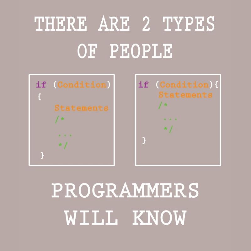Deux types de programmeurs