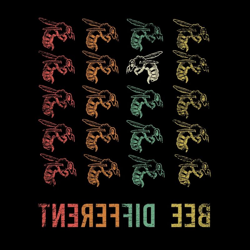 Bee Different saying beekeeper beekeeper bee bees