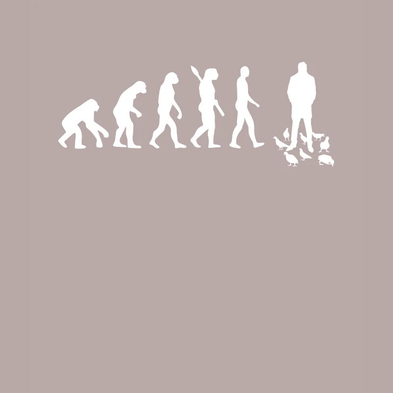 Taube - Evolution des Menschen / Darwin