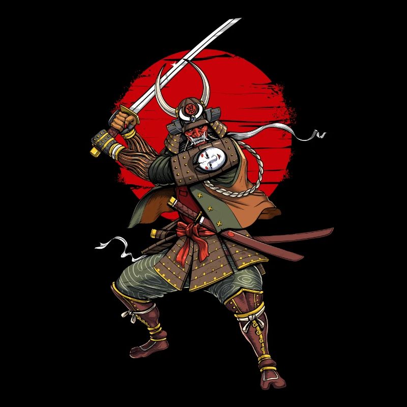 Samurai Krieger Dämon Oni