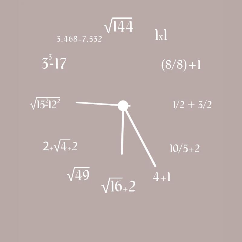 Math Formula Math Clock Math Meme Joke Math