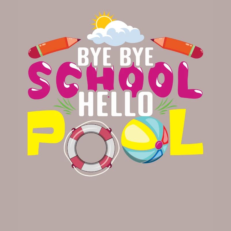 Pool Day Goodbye School Happy Last Class