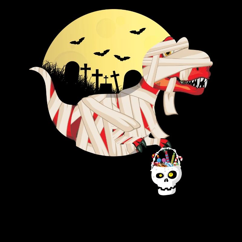 Monster Skeleton Dinosaur Horror Scary Halloween