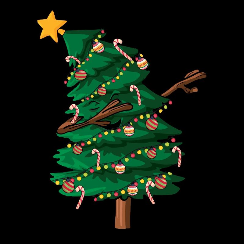 Décembre Noël Dab Dabbing Tree Noël