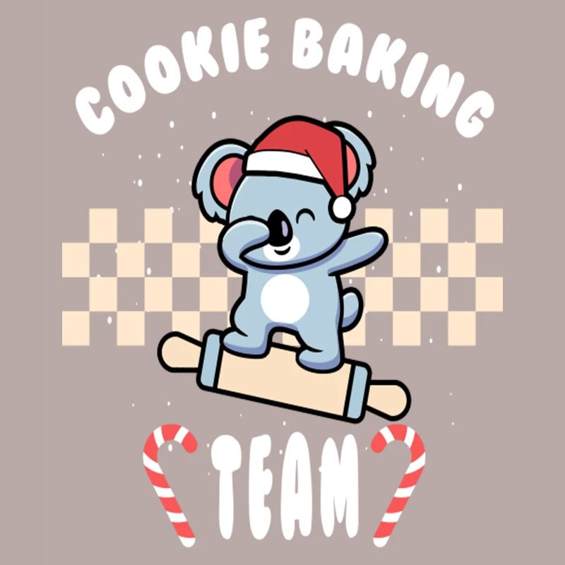 Équipe de cuisson des biscuits de Noël