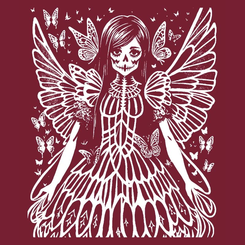 Fairycore Aesthetics Squelette Fée Goth Gothique G