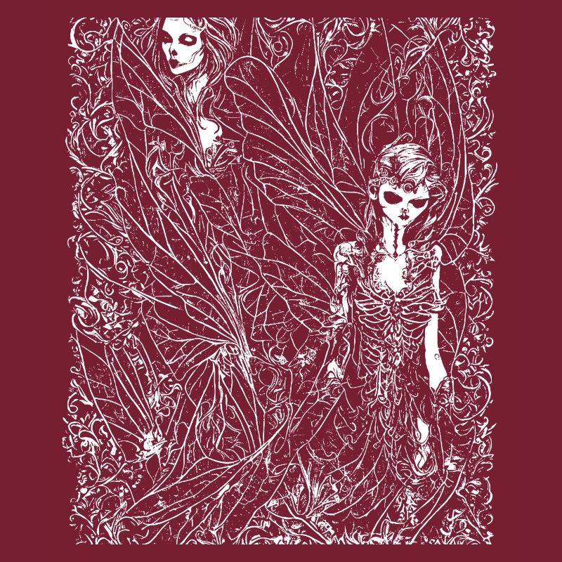 Fairycore Esthétique Squelette Fée Goth Grunge G