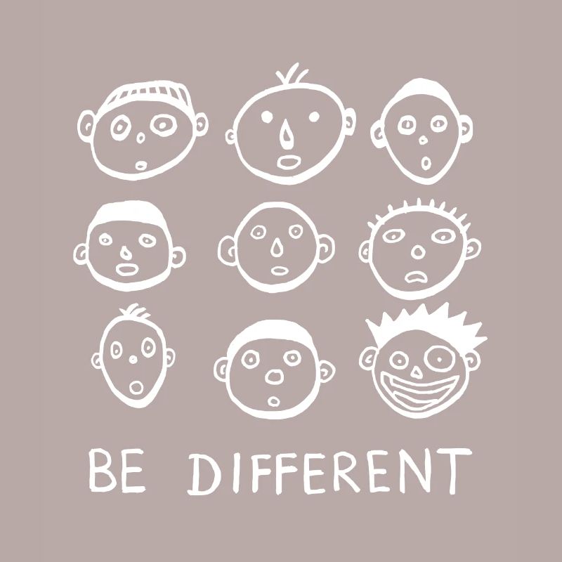 Be different be different statement cool funny