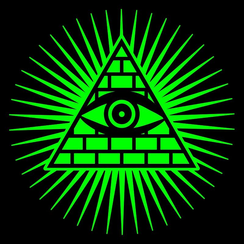 01 The all-seeing eye of God 2c Magic Triangle