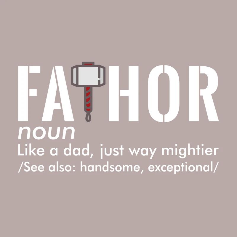 Fathor comme un papa juste un cadeau beaucoup plus léger