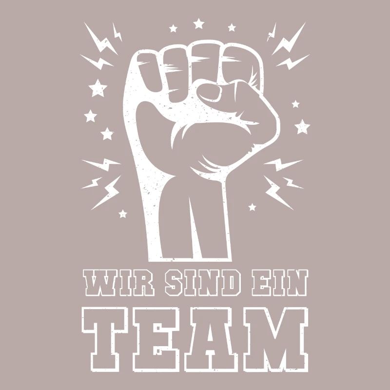 Wir sind ein Team Motivation Spruch Geschenk