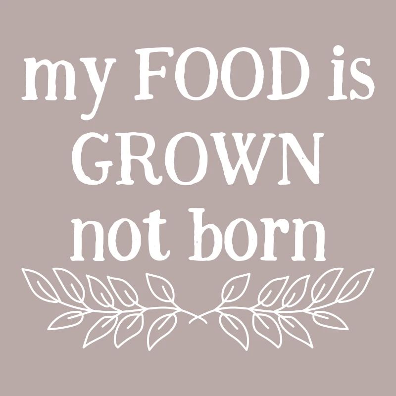 Vegan Fleischfrei Spruch Geschenk