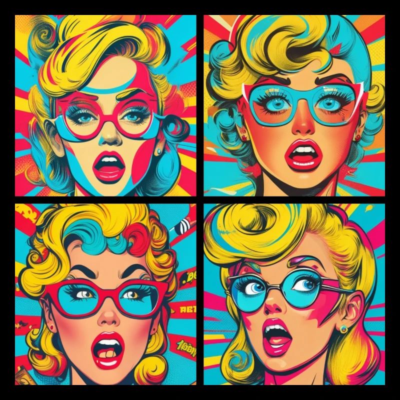 funny pop art