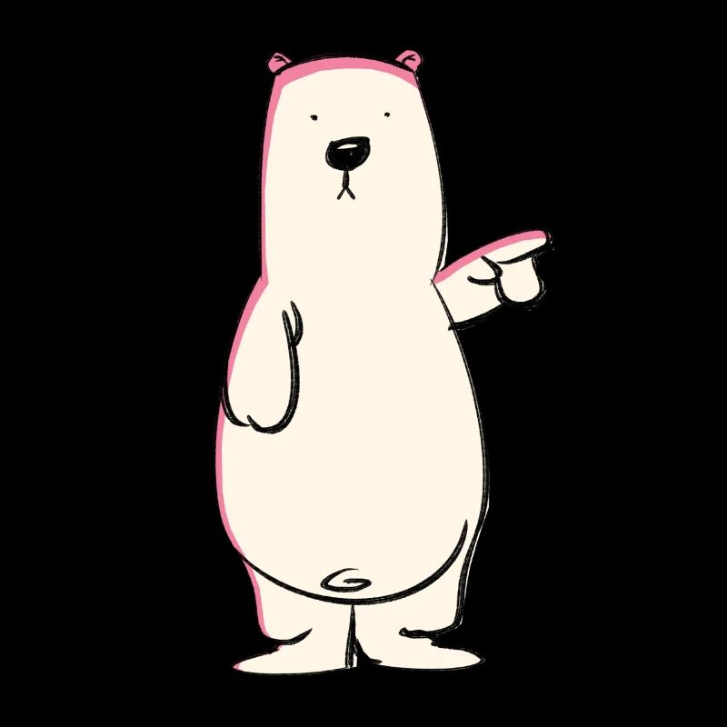 Eisbär Bär Bärchen T-Shirt