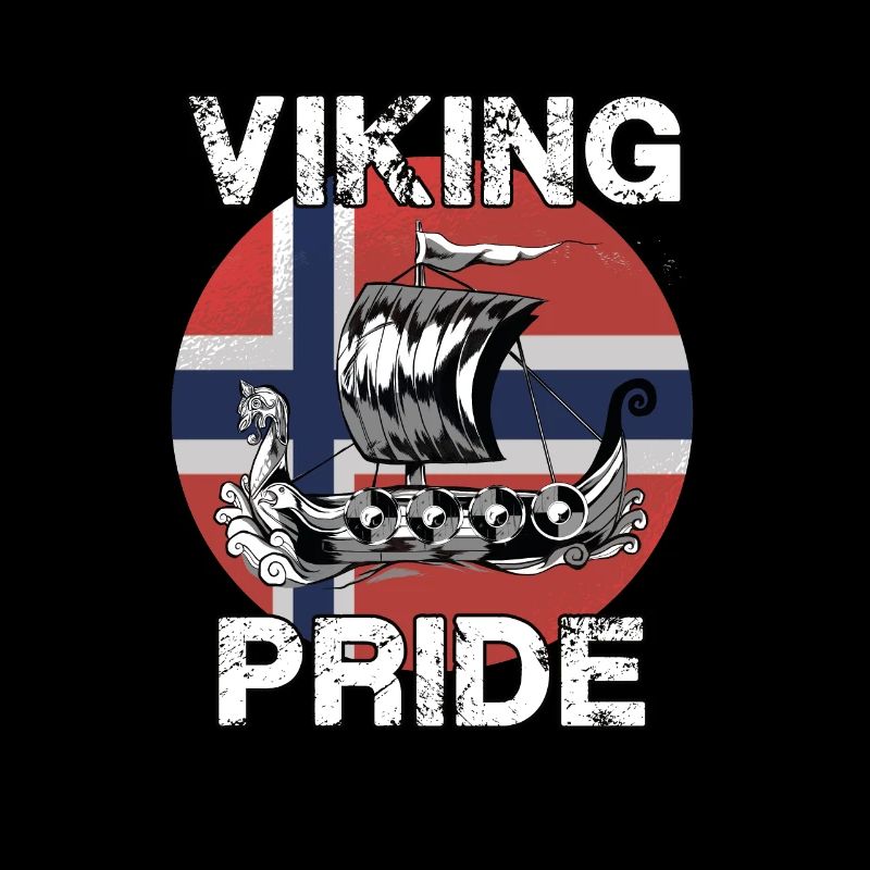 Wikinger Stolz Norwegen Norweger Boot