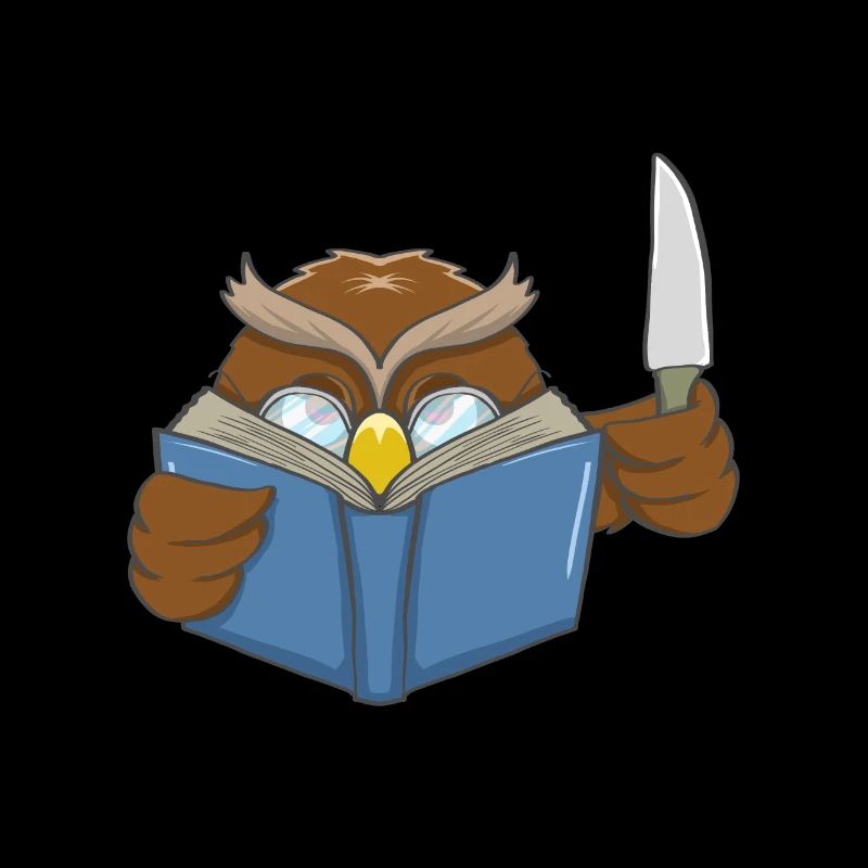 Lesen Eule Buchfans Lieblings Hobby Geschenk