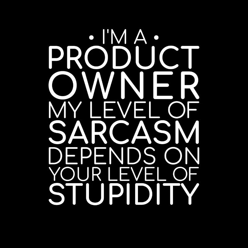 « Product Owner Sarcasme | » Scrum Master" »