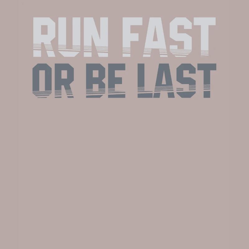 Schnell laufen oder der letzte Läufer sein