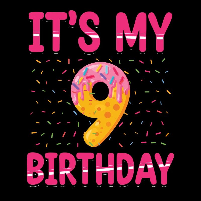 C’est mon 9e anniversaire | Sprinkles Thématique