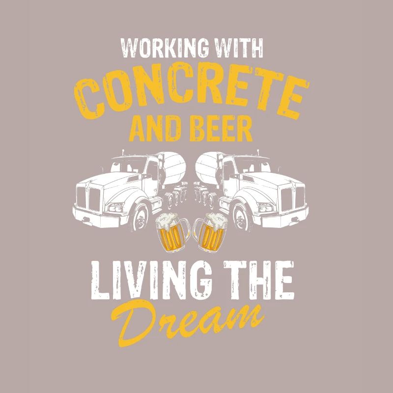 Conception de constructeur de béton pour les travailleurs de la construction et le chantier de construction
