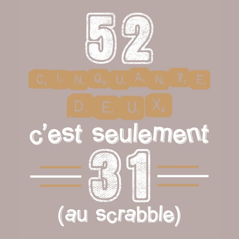 Anniversaire 52 ans, idée cadeau date de naissance