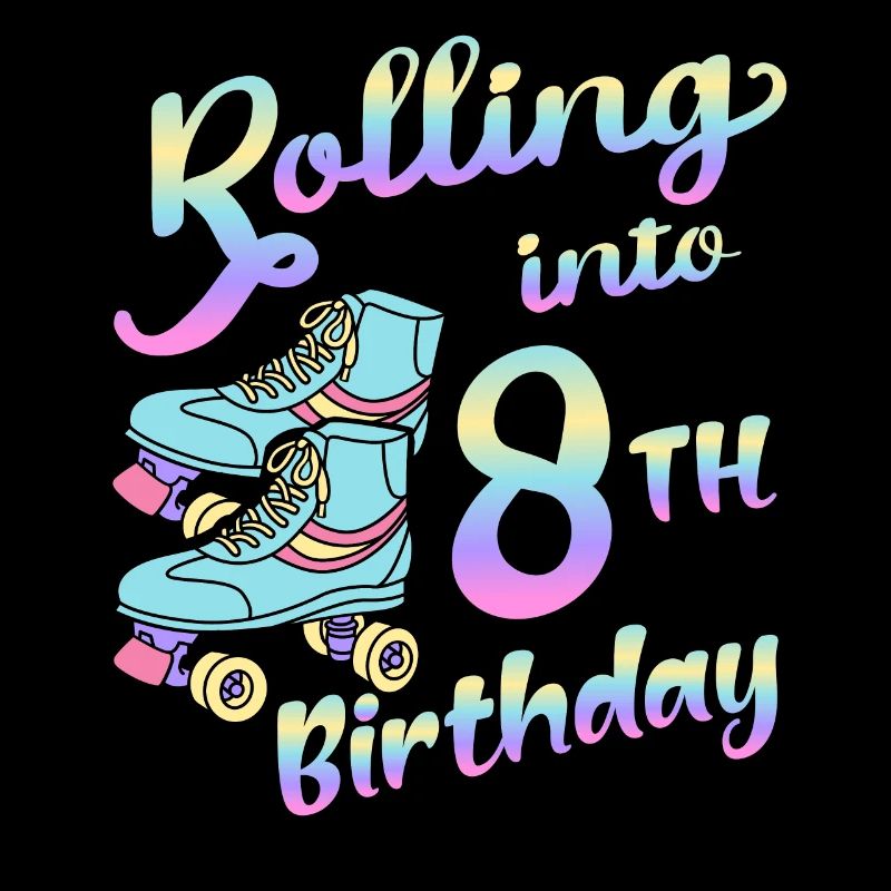 Rolling Into 8. Geburtstag Quad Skater