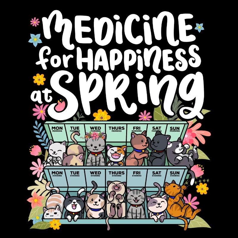 Medicine for happiness in the spring days for