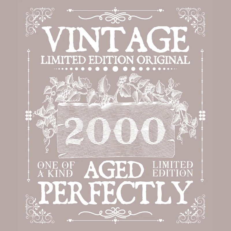 2000 | Vintage Perfectly seit 2000 Geburtstag