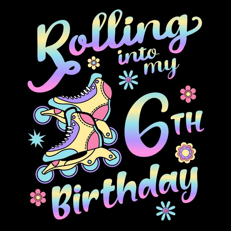 Rouler dans mon 6e anniversaire Roller Skater Inline