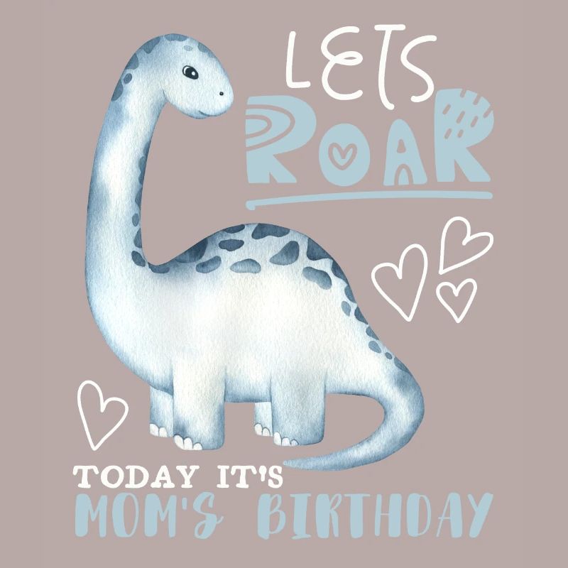 Dinosaurier Mama-Mutter, Geburtstag Glückwunsch