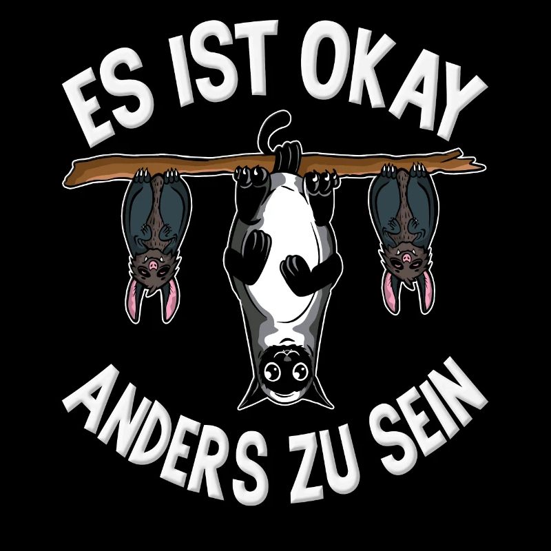 Lustige Katzen Sei Anders Be Different Schwarze