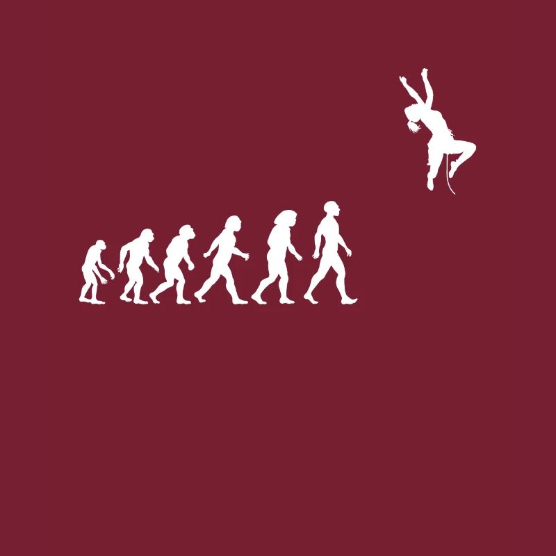 Klettern Evolution Bergsteigen Bouldern