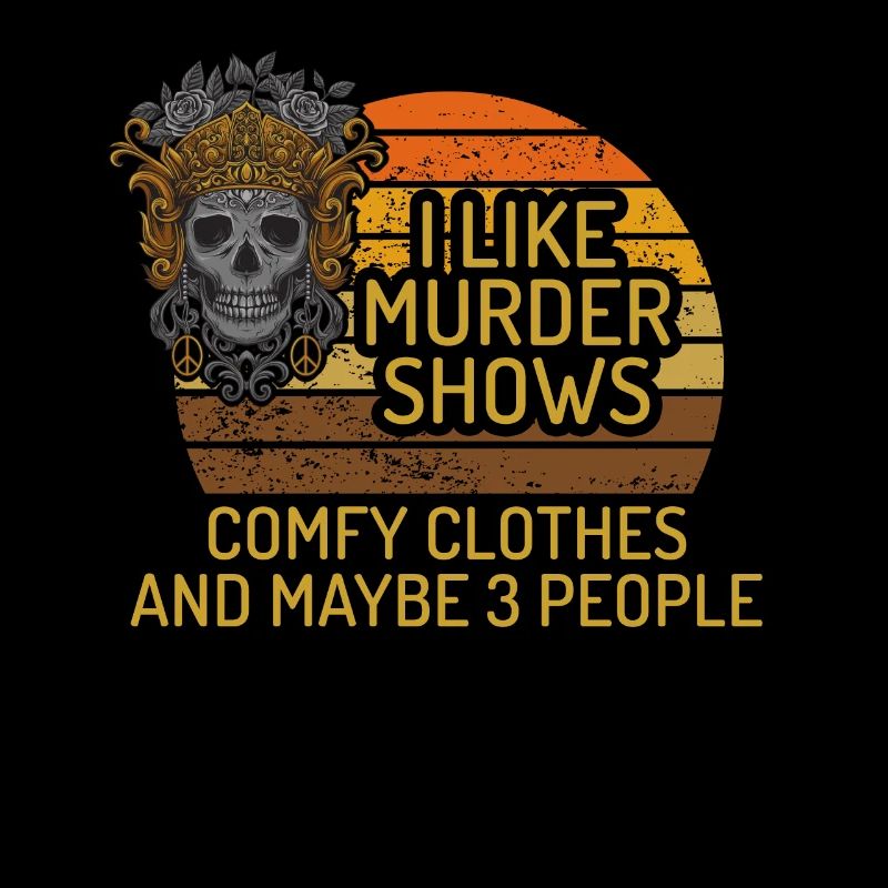 Mi piace Murder mostra vestiti comodi e 3 persone