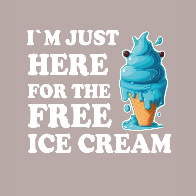 Eis Eiscreme Soft Eis Ich bin wegen dem Eis hier