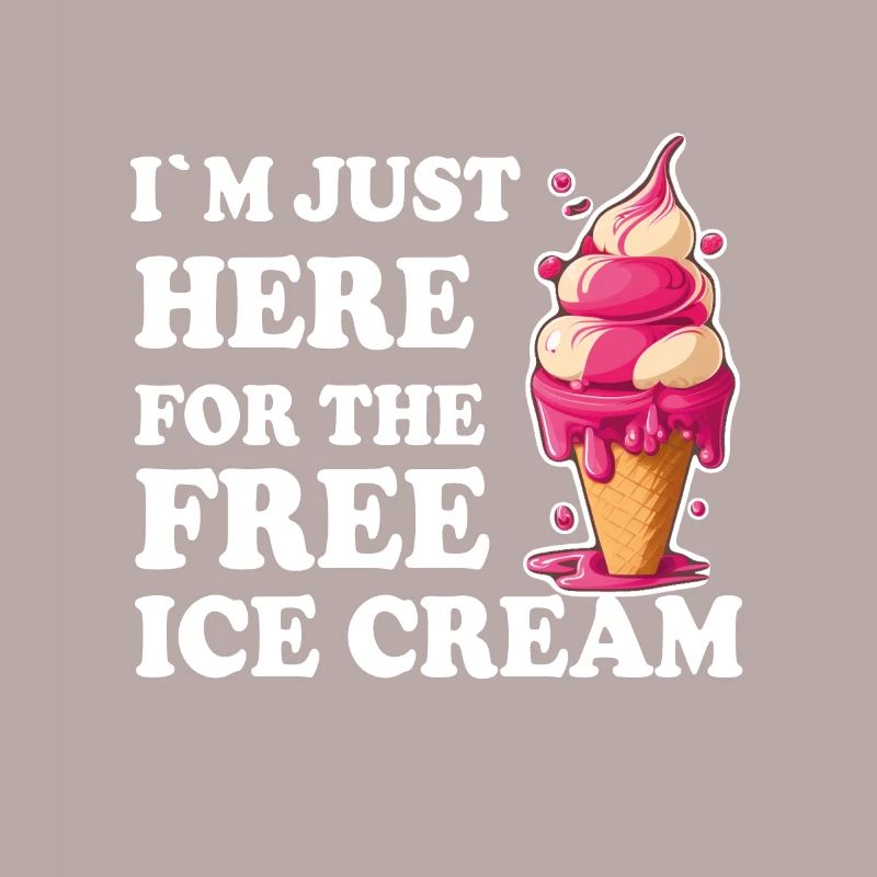 Eis Eiscreme Soft Eis Ich bin wegen dem Eis hier