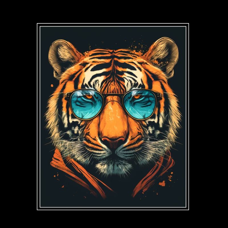 Bengalischer Tiger Katze Boss Chef Raubkatze