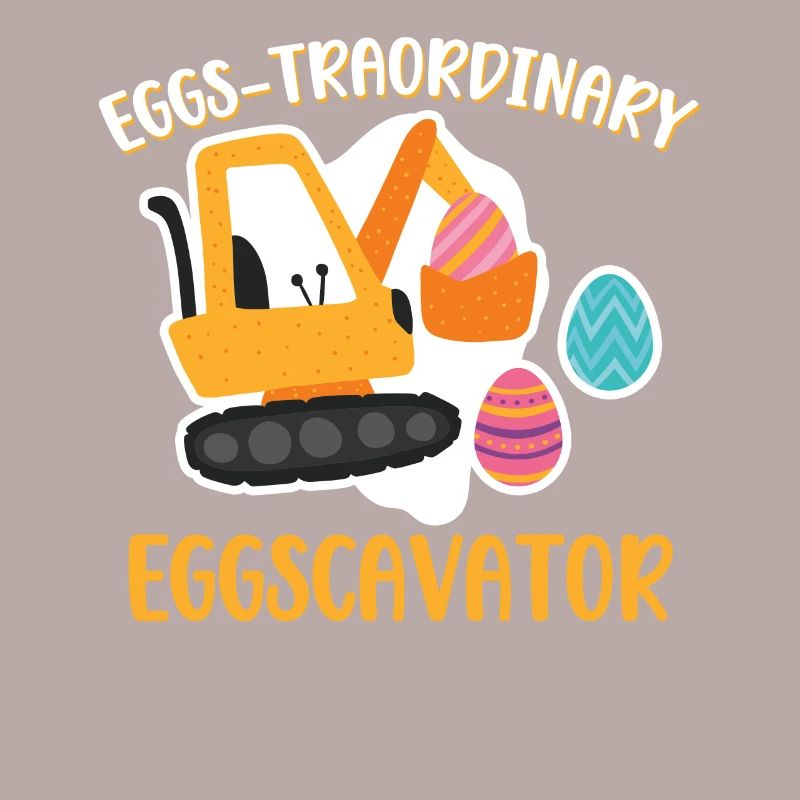 Eggs-traordinary Eggscavator Baubagger Bagger
