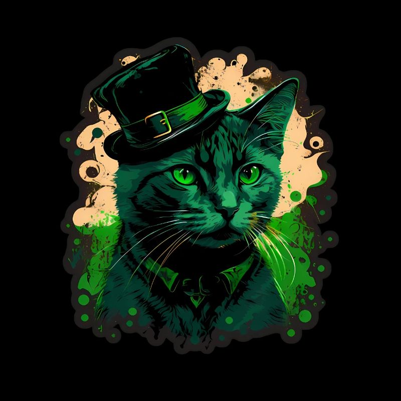 Chaton chaton Saint-Patrick Irlande Irlandais