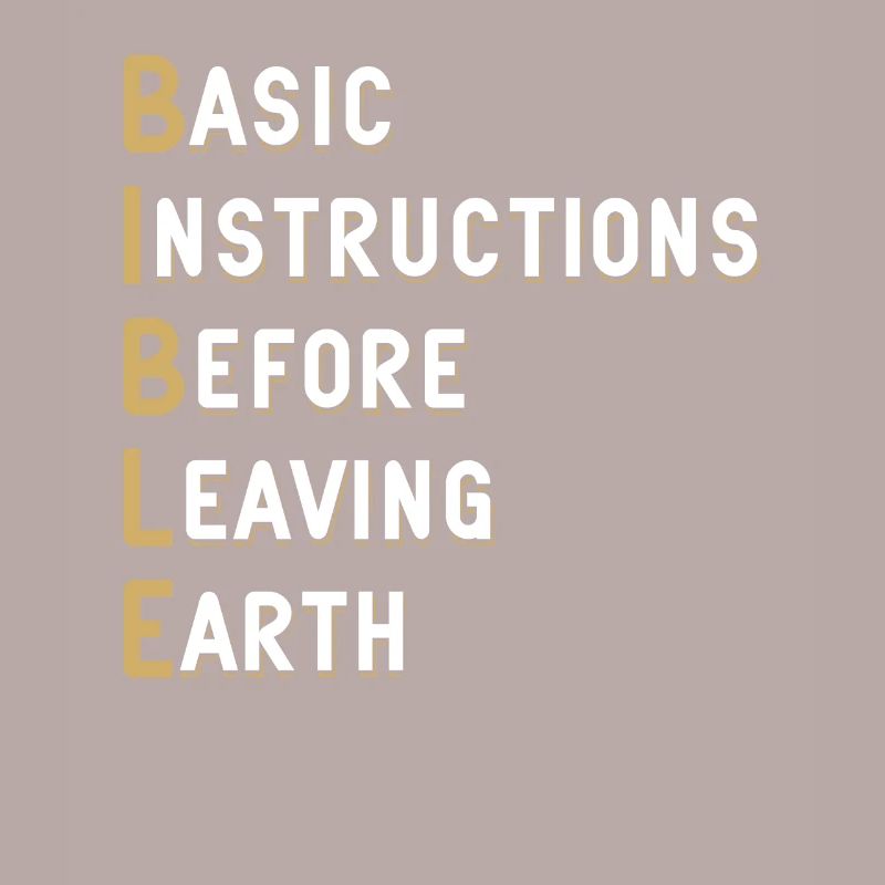 Bible Lesson Basic Instructions Before