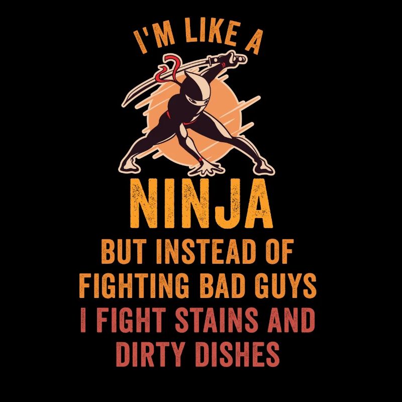 Wie eine Ninja-Hausfrau