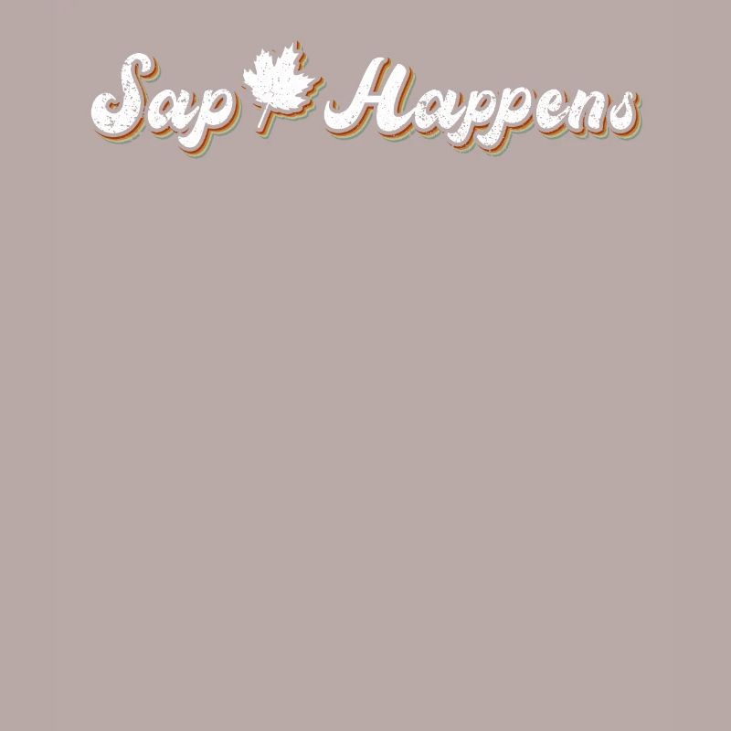 Maple Syrup Tree Tapping Funny Autumn