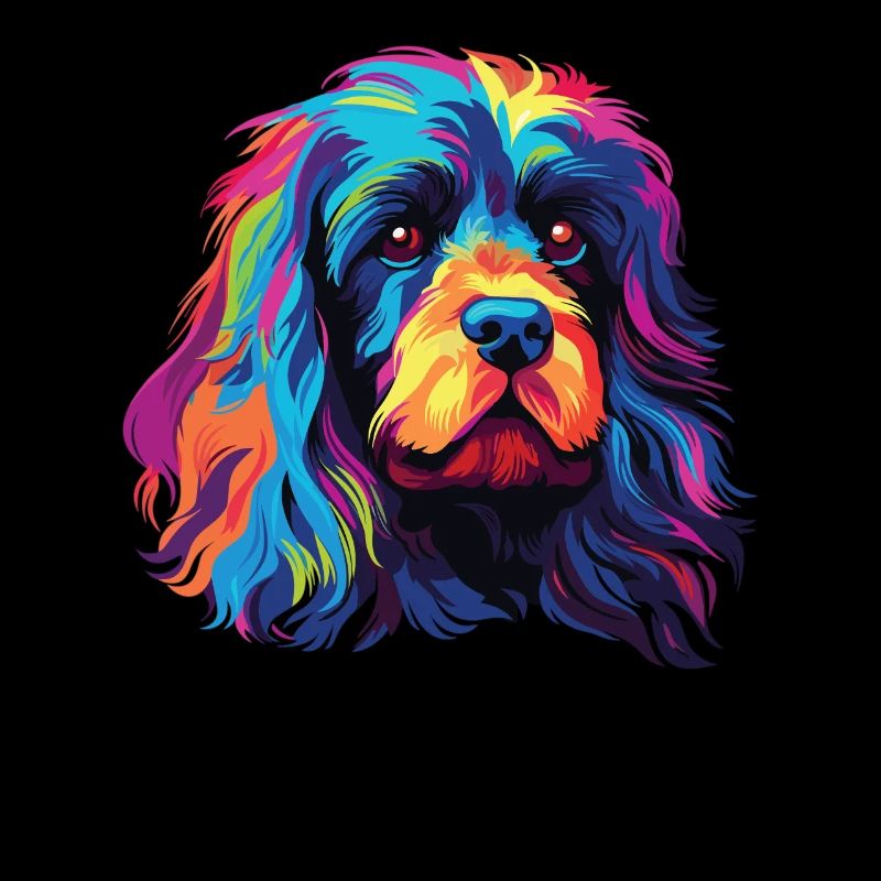 Wasserfarben Farbenfroher Löwchen