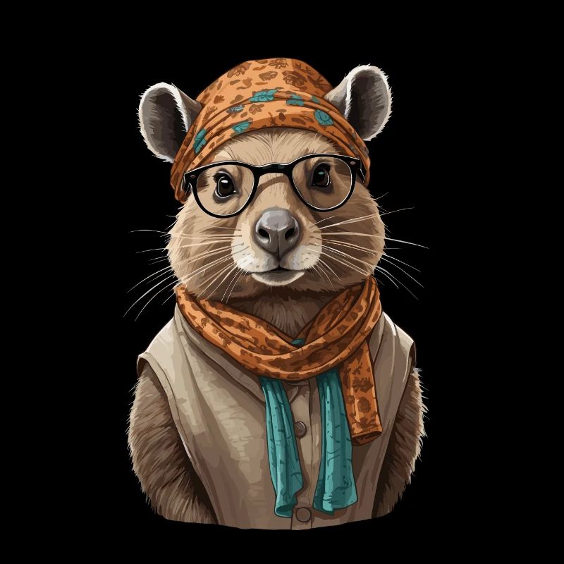 Drôle Capymama Capybara Mère Design